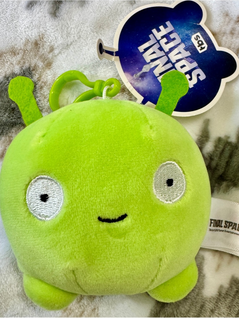 **HTF/RARE** Final Space Mooncake Alien Squishmallows Plush Clip-On